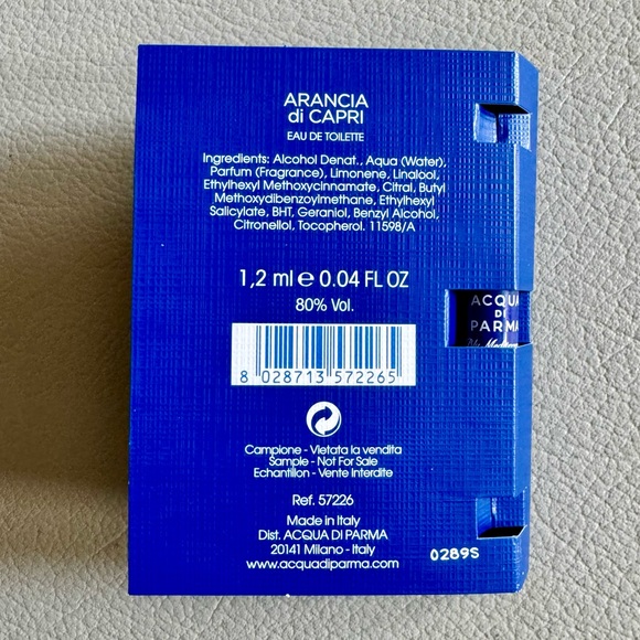 Aqua di Parma | Blu Mediterraneaneo | Arcacia di Capri  | Unisex | NEW - Picture 2 of 3